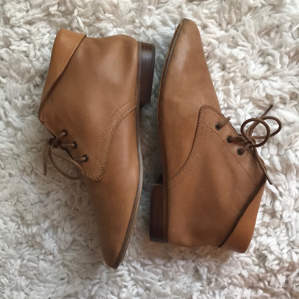 Unique Leather Ankle Boots